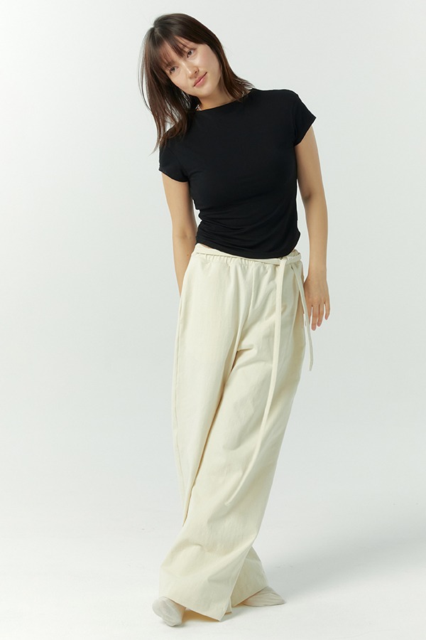 Flat String Pants-2Colors, 여성쇼핑몰, 요가복, 운동복